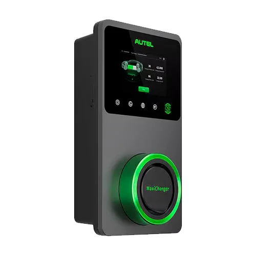 Cargador VE Autel MaxiCharger AC Elite 22kW Socket LCD 4G