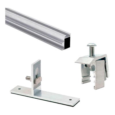 Estructura Aluminio Coplanar Chapa 1 Panel