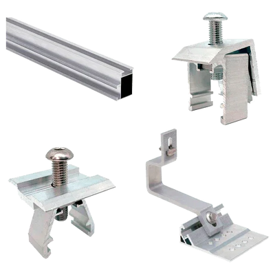 Estructura Aluminio Coplanar Salvatejas 2 Paneles