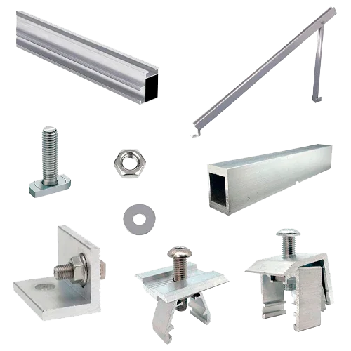 Estructura Aluminio Suelo Plano 7 Paneles