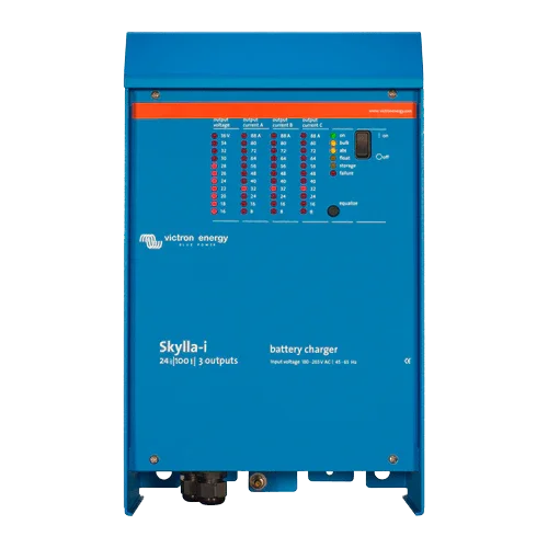 Cargador Victron Skylla-i 24V 100A (3 salidas) Profesional para 3 Bancos