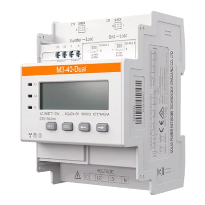 Medidor Energía Trifásico Dual Solax Smart Meter M3-40 Dual