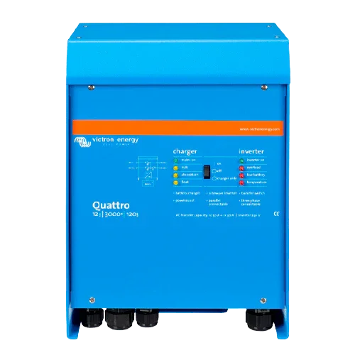 Inversor con Cargador Victron Quattro 12V 3000VA 12/3000/120-50/50