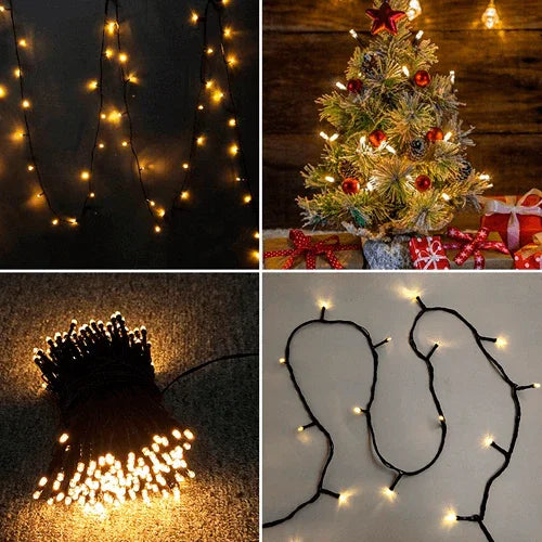 Guirnalda Solar 200 LEDs 3000K Exterior JND-9138H