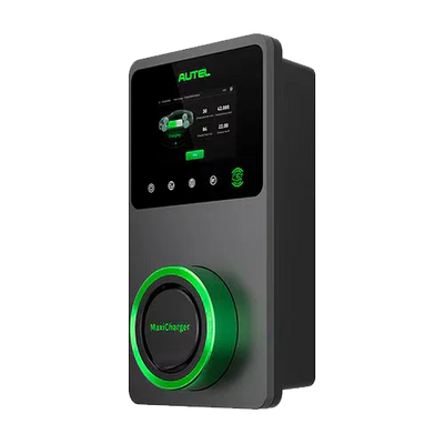 Cargador VE Autel MaxiCharger AC Elite 22kW Socket LCD 4G