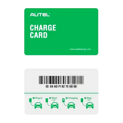 Pack 2 Tarjetas RFID Autel para Cargadores VE