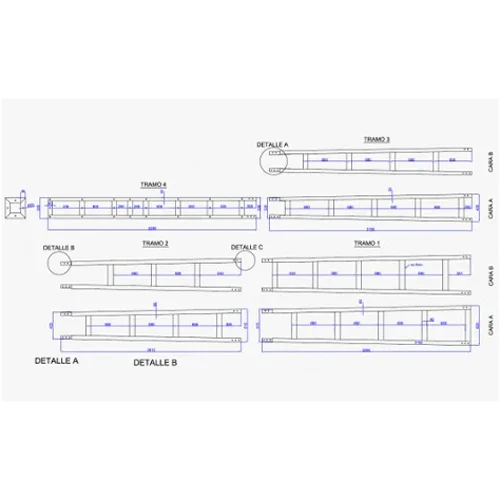 Torre Cuatripata Bornay P-750 12 m con Puntera