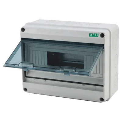Cuadro Estanco IP65 HT-12WAYS 12 Módulos 1 Fila