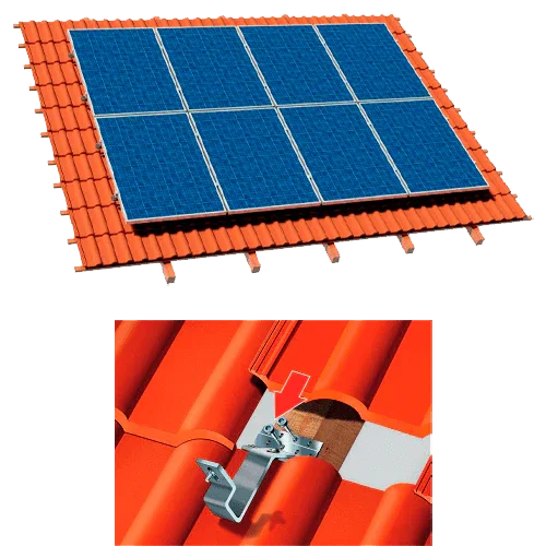 Estructura Aluminio Coplanar Salvatejas 1 Panel