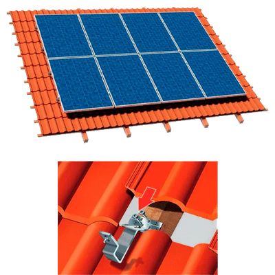 Estructura Aluminio Coplanar Salvatejas 1 Panel