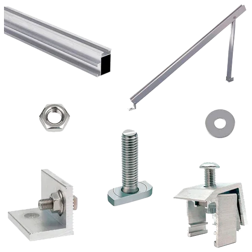 Estructura Aluminio Suelo Plano 1 Panel