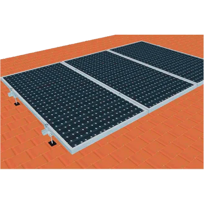 Estructura Aluminio Coplanar Tornillo 2 Paneles