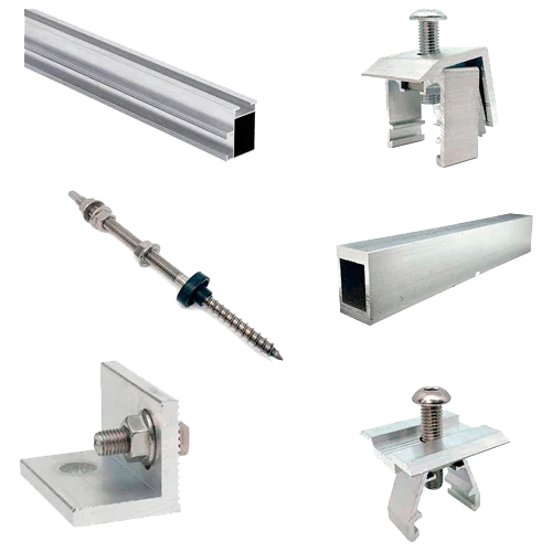 Estructura Aluminio Coplanar Tornillo 8 Paneles