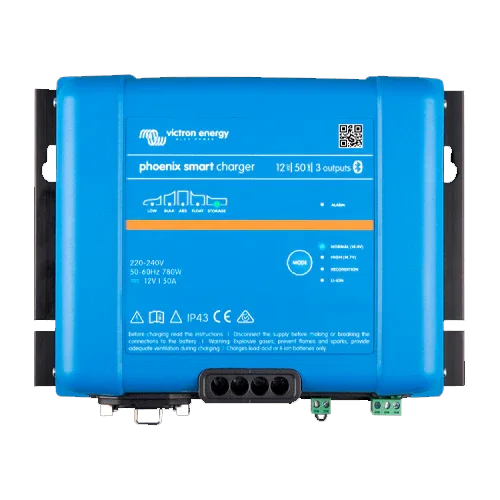 Cargador Victron Phoenix Smart IP43 12V 50A (3 salidas) Bluetooth