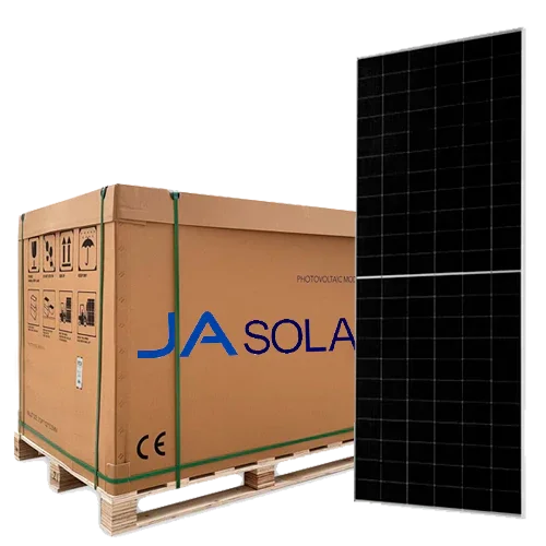 Palet 36 Paneles Solares Bifaciales JA Solar 600W JAM66D45 LB Mono PERC 132 células