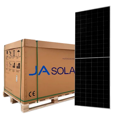 Palet 36 Paneles Solares Bifaciales JA Solar 600W JAM66D45 LB Mono PERC 132 células