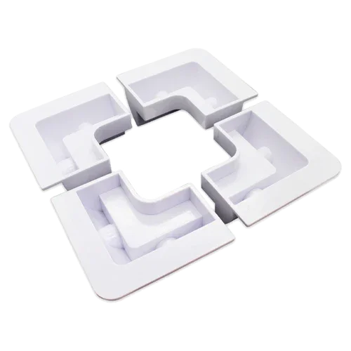 Kit 4 Esquineras Spoiler Blancas para Caravana Solar