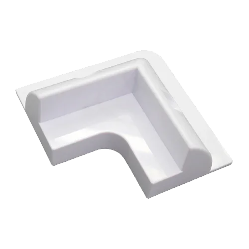 Kit 4 Esquineras Spoiler Blancas para Caravana Solar