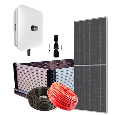 Kit Solar Híbrido Red 5kW Huawei SUN2000L-5KTL-M1 High Current Trifásico
