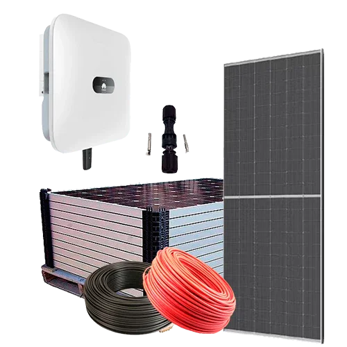 Kit Solar Híbrido Red 6kW Huawei SUN2000L-6KTL-M1 High Current Trifásico
