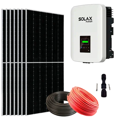 Kit Solar Red 4000W Solax X3-MIC-4.0K-G2 Trifásico