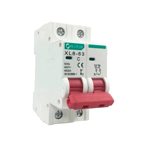 Magnetotérmico XL8-63 2P 10A 400V AC Curva C