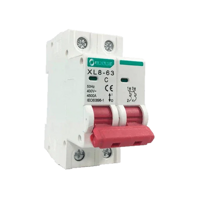 Magnetotérmico XL8-63 2P 40A 400V AC Curva C