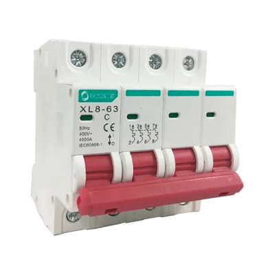 Magnetotérmico XL8-63 4P 40A 400V AC Curva C