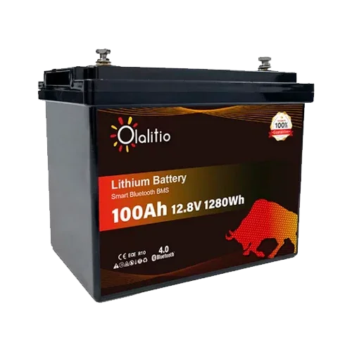 Batería Litio 12V 100Ah Olalitio OLA-12-100-P Bluetooth