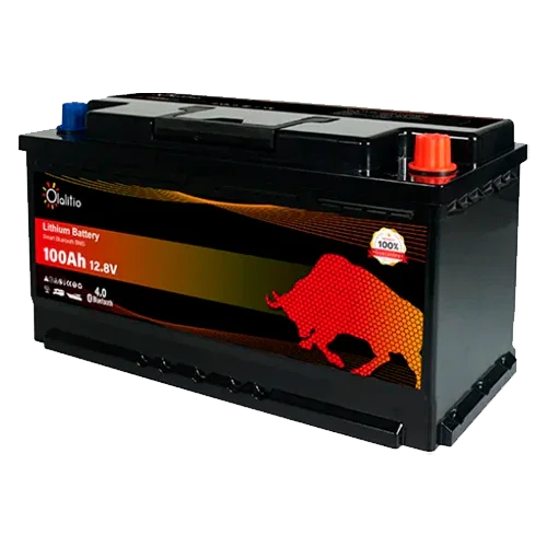 Batería Litio 12V 100Ah Olalitio OLA-12-100-S Bajo Asiento Bluetooth
