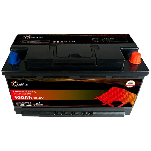 Batería Litio 12V 100Ah Olalitio OLA-12-100-S Bajo Asiento Bluetooth