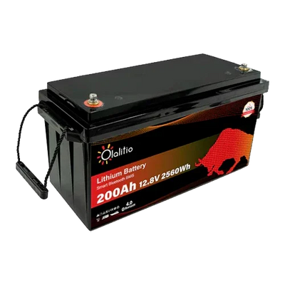 Batería Litio 12V 200Ah Olalitio OLA-12-200-P Bluetooth