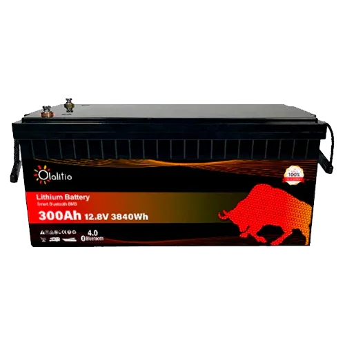 Batería Litio 12V 300Ah Olalitio OLA-12-300-P Bluetooth