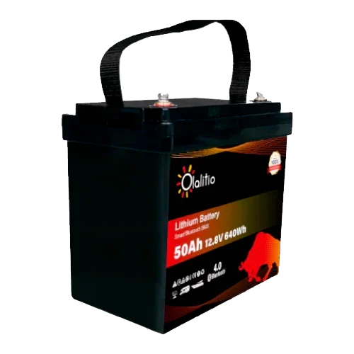 Batería Litio 12V 50Ah Olalitio OLA-12-50 Bluetooth
