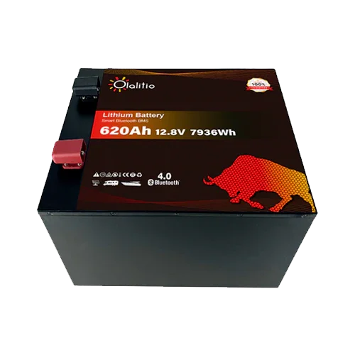Batería Litio 12V 620Ah Olalitio OLA-12-620-M Bajo Asiento Bluetooth