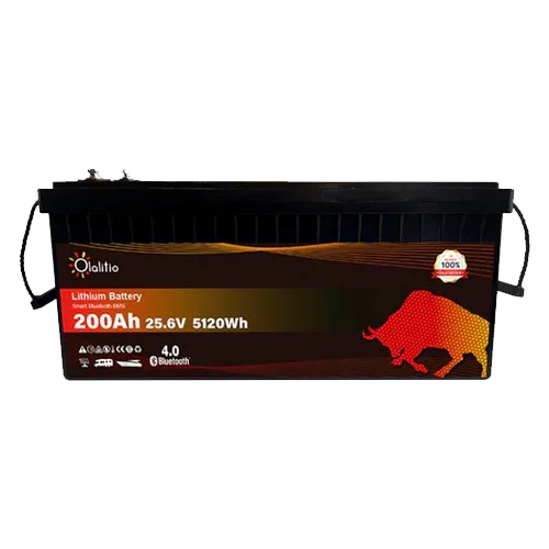 Batería Litio 24V 200Ah Olalitio OLA-24-200 Bluetooth