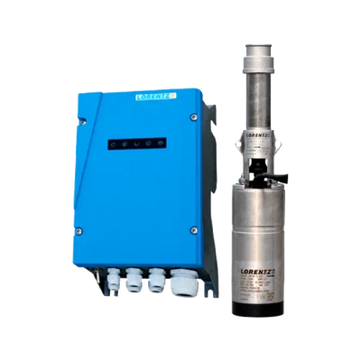 Bomba Solar Sumergible Lorentz PS2-150 AHRE-07S 1,4m³/h 60m helicoidal con controlador