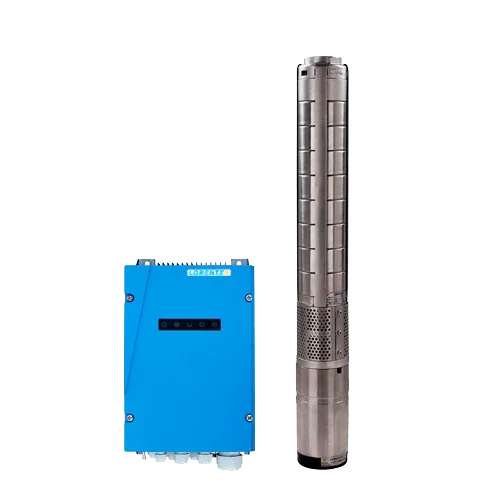 Bomba Solar Sumergible Lorentz PS2-1800 C-SJ8-7 13m³/h 40m centrífuga con controlador