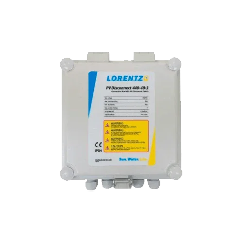 Protección Lorentz PV Disconnect 440-40-3 IP54 40A 3 strings