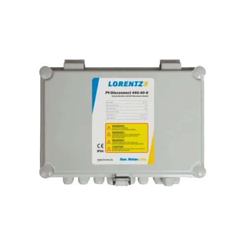 Protección Lorentz PV Disconnect 440-40-6 IP54 40A 6 strings