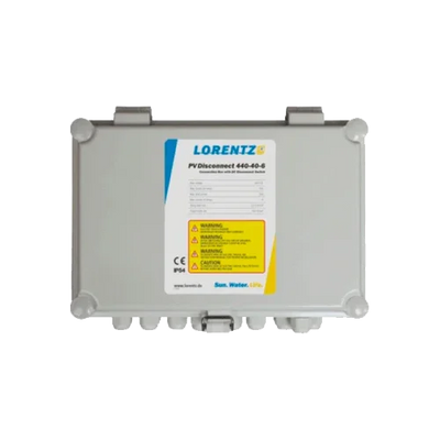 Protección Lorentz PV Disconnect 440-40-6 IP54 40A 6 strings