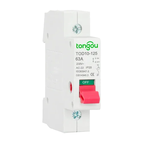 Magnetotérmico 1P 230V 63A Tongou TOD10-125