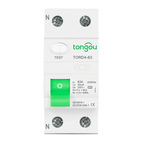 Diferencial Tipo A 2P 50A 30mA Tongou TORD4-63