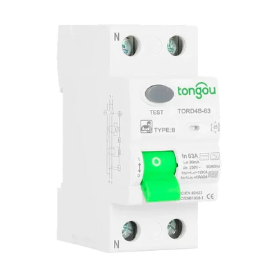 Diferencial Tipo B 2P 32A 30mA Tongou TORD4B-63