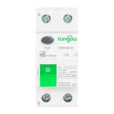 Diferencial Tipo B 2P 16A 30mA Tongou TORD4B-63