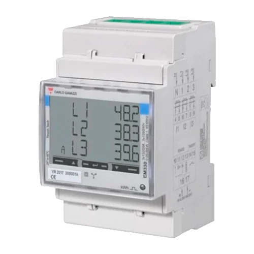 Wallbox Power Meter Trifásico 250A Carlo Gavazzi EM330