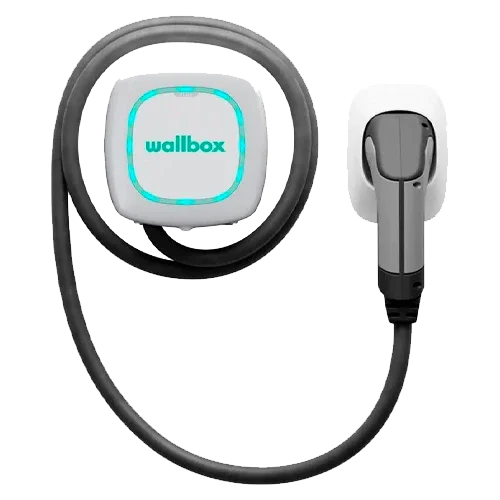 Cargador VE Wallbox Pulsar Max 22kW Cable 7m Blanco