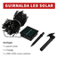 Guirnalda Solar 200 LEDs 3000K Exterior JND-9138H